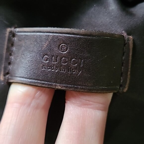 GUCCI Diamante Tote Bag Nylon AUTH - Picture 5 of 16